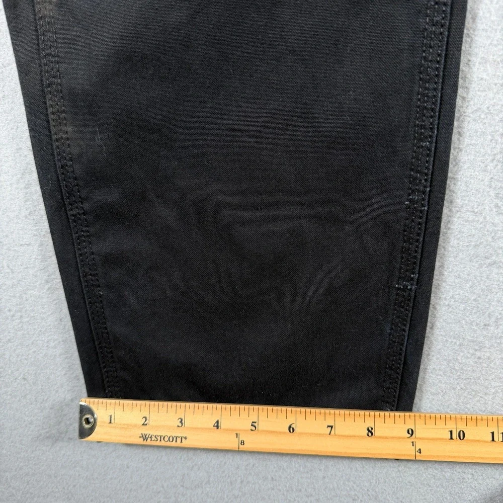 Brahma Mens Carpenter Pants 34x30 Black Soot Utility Workwear Straight Leg